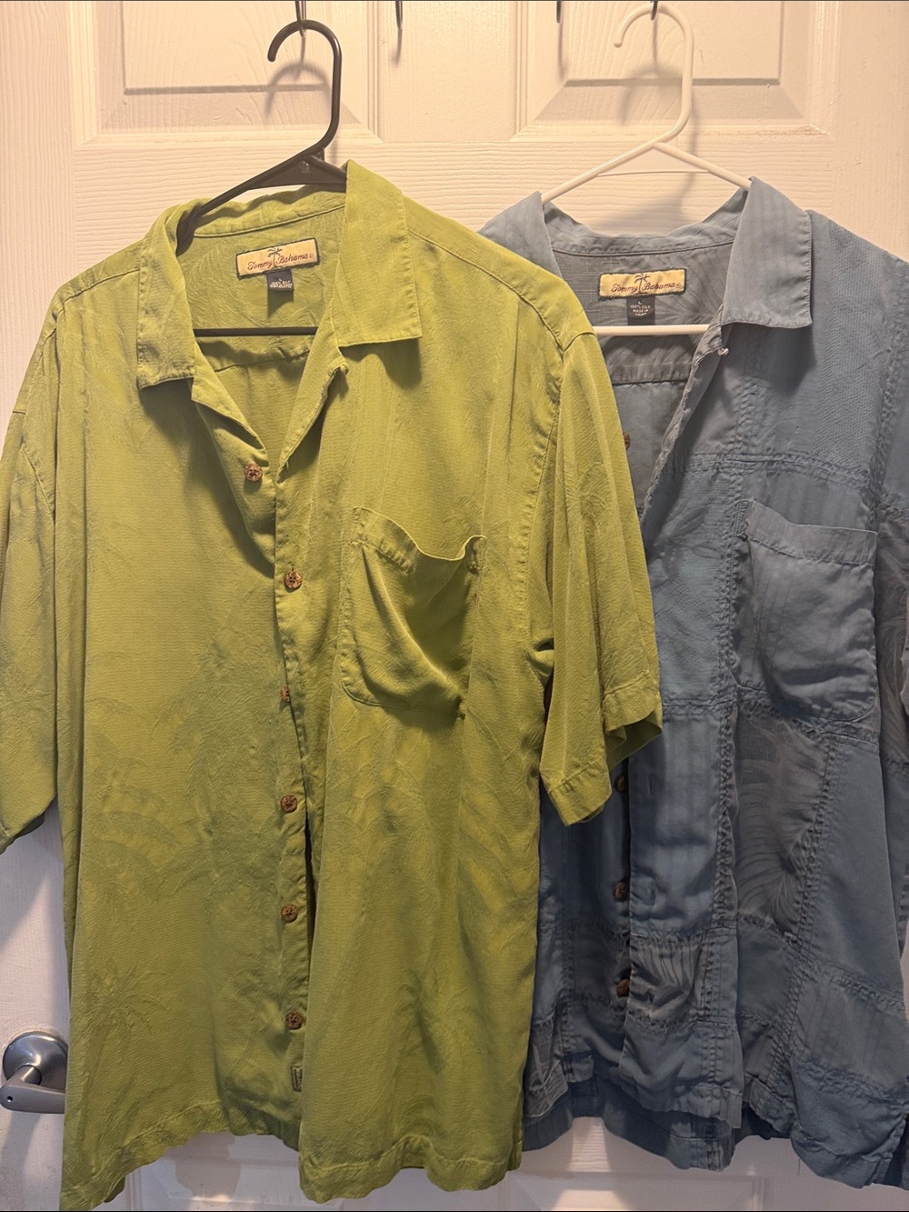 Tommy Bahama Men's Short Sleeve Camp Shirt Bundle of  2